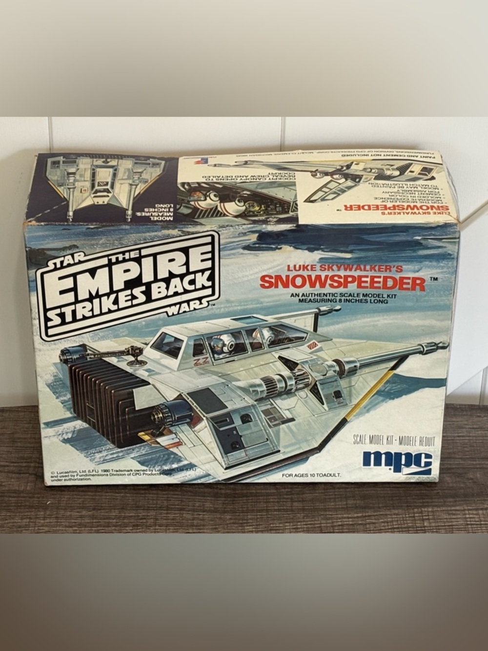 Vintage Star Wars Luke Skywalker’s SnowSpeeder Model Kit